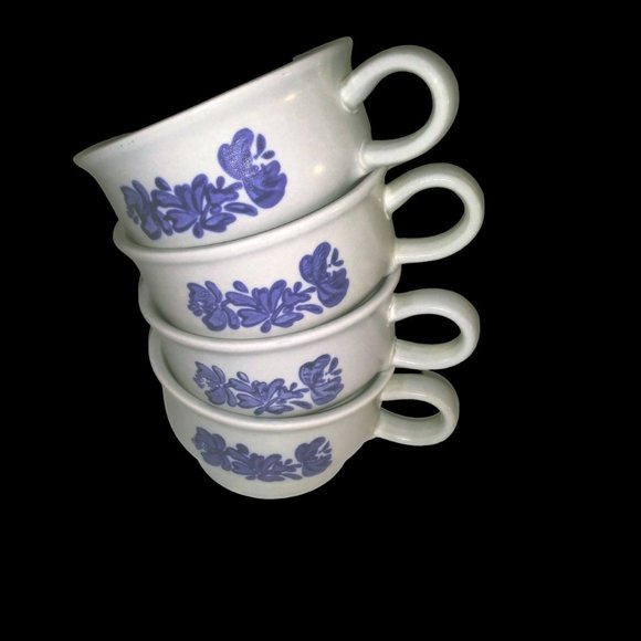 Pfaltzgraff Yorktowne Coffee Cup, Set of 4 Cups,  Soup Cups, Country Kitchen Cup - Picture 5 of 7